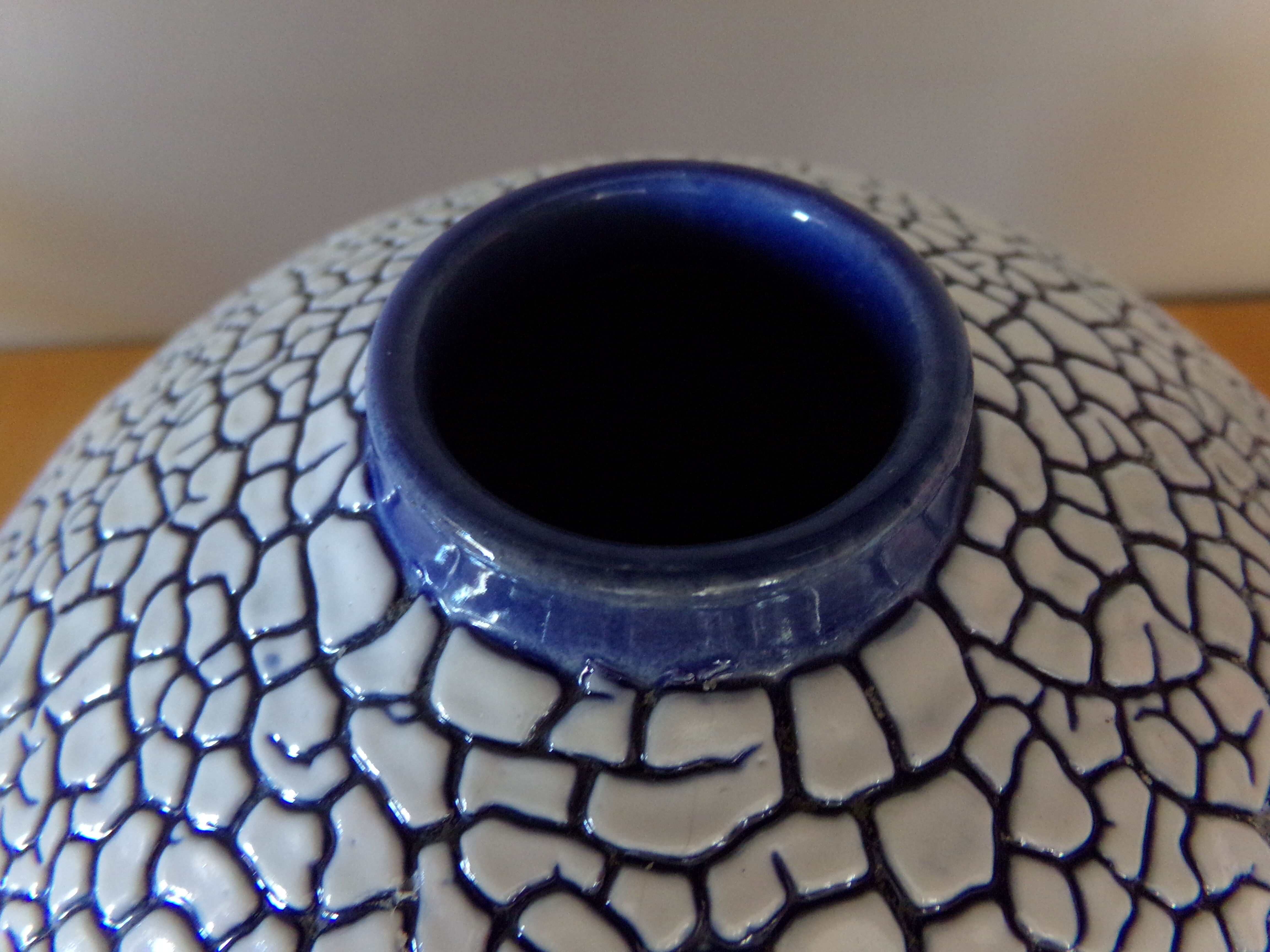 Vase ball Saint Clement 1930s