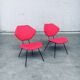Set of Mid-Century Modern Low Side Chairs, Italy, 1950s