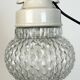 Vintage White Porcelain Pendant Light, 1970s
