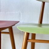 Dining chairs by ton, 1960’