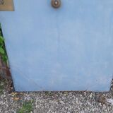Antique H205xL103 curved iron gate door with mailbox