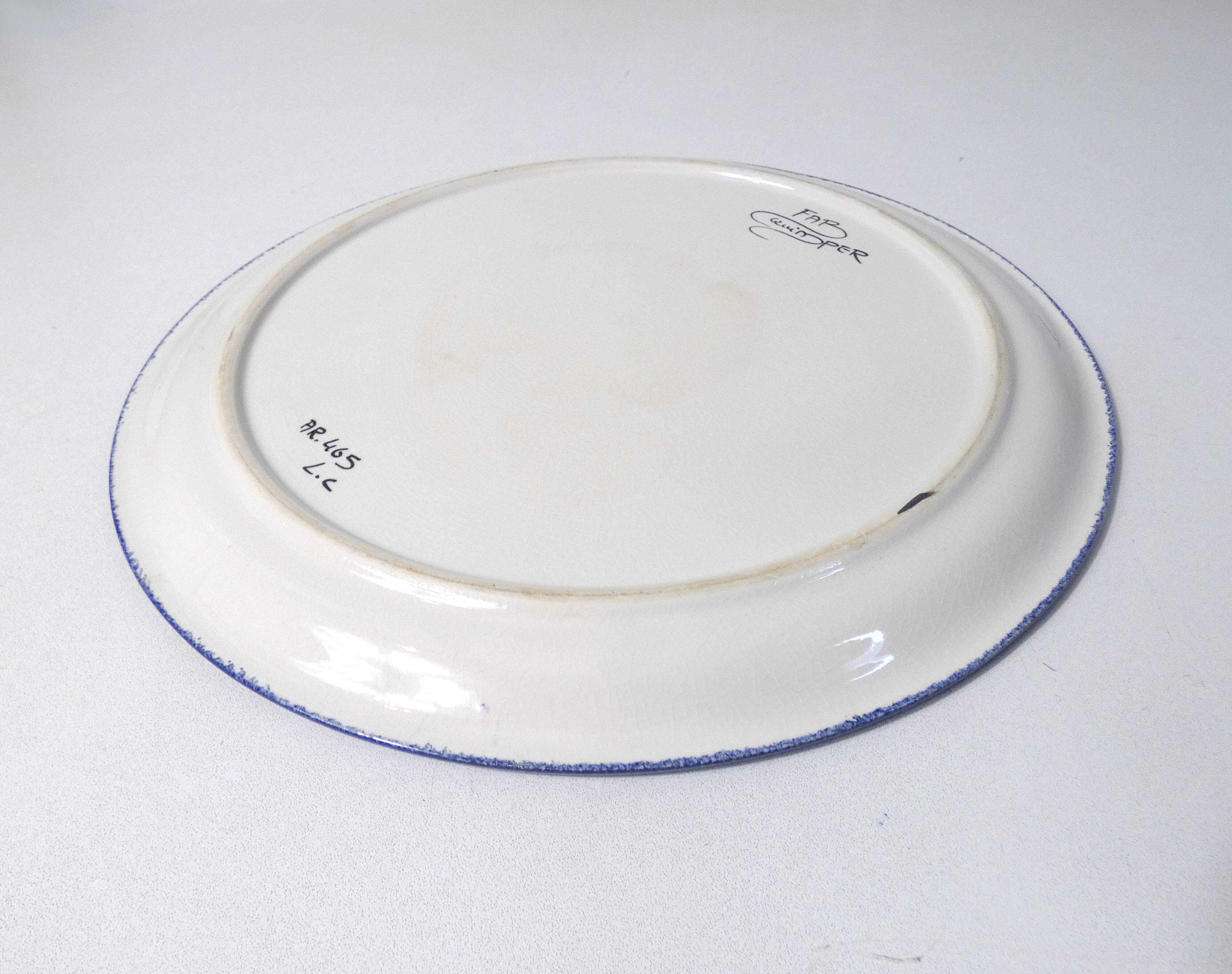 Quimper pie dish