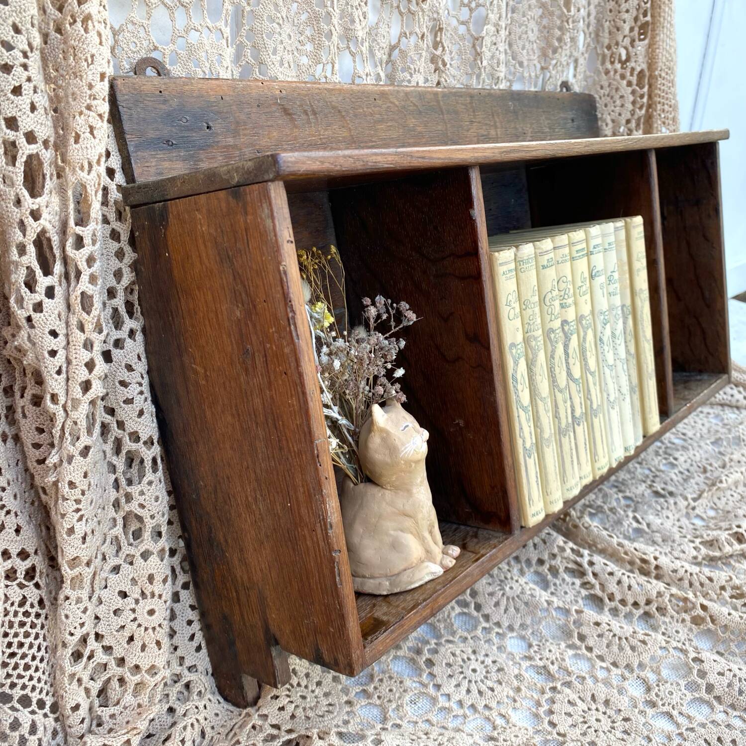 Antique wall shelf