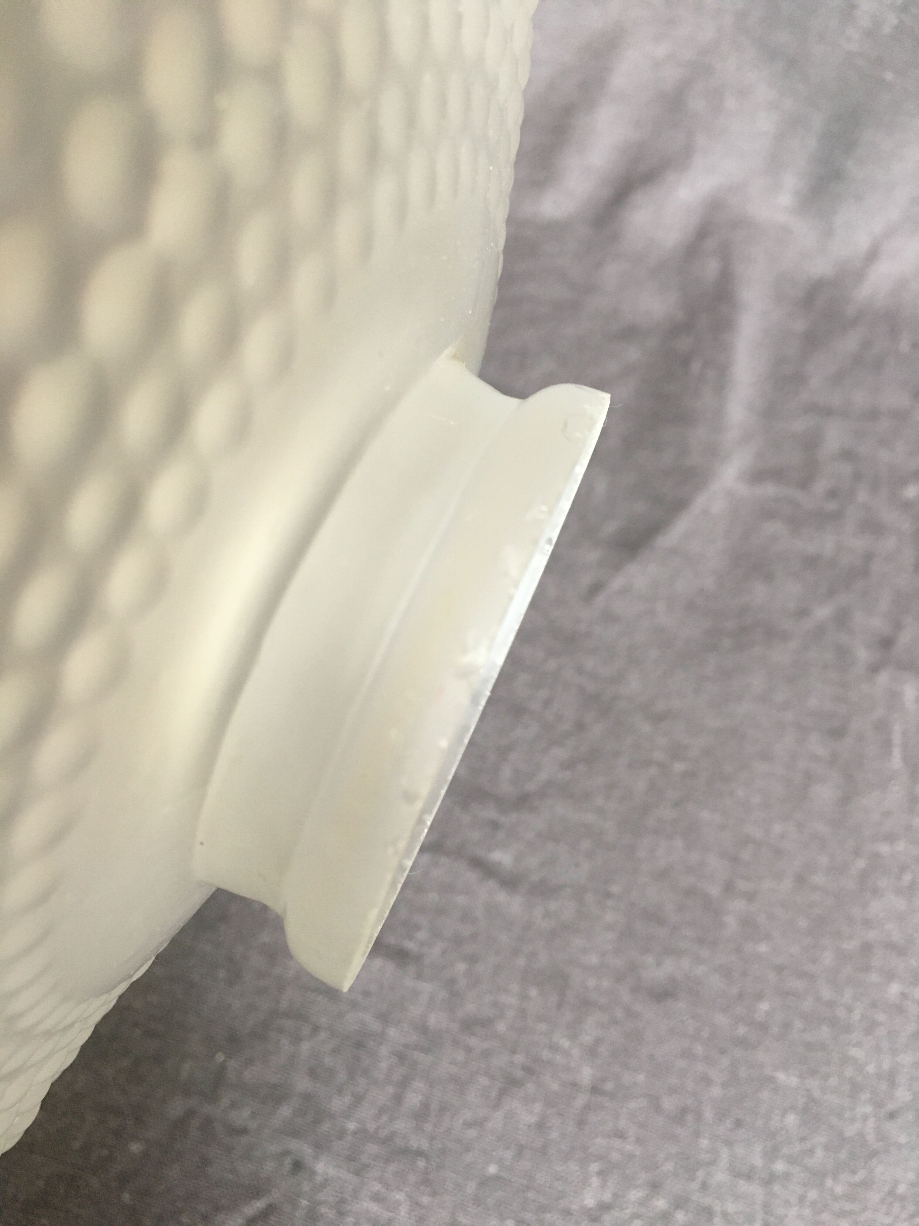 Pleated lampshade frosted glass ceiling