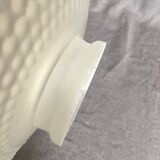 Pleated lampshade frosted glass ceiling