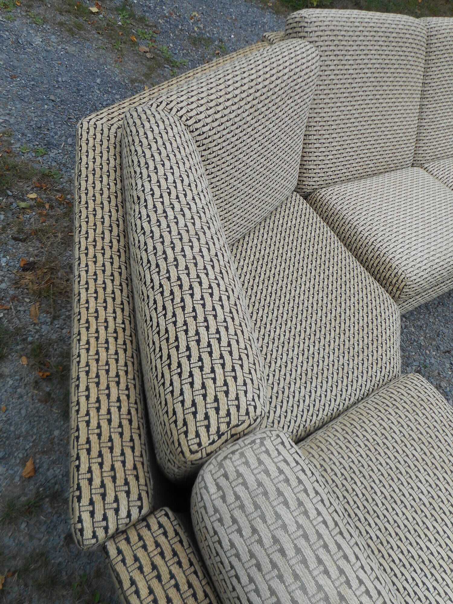 7 seater corner sofa 70s