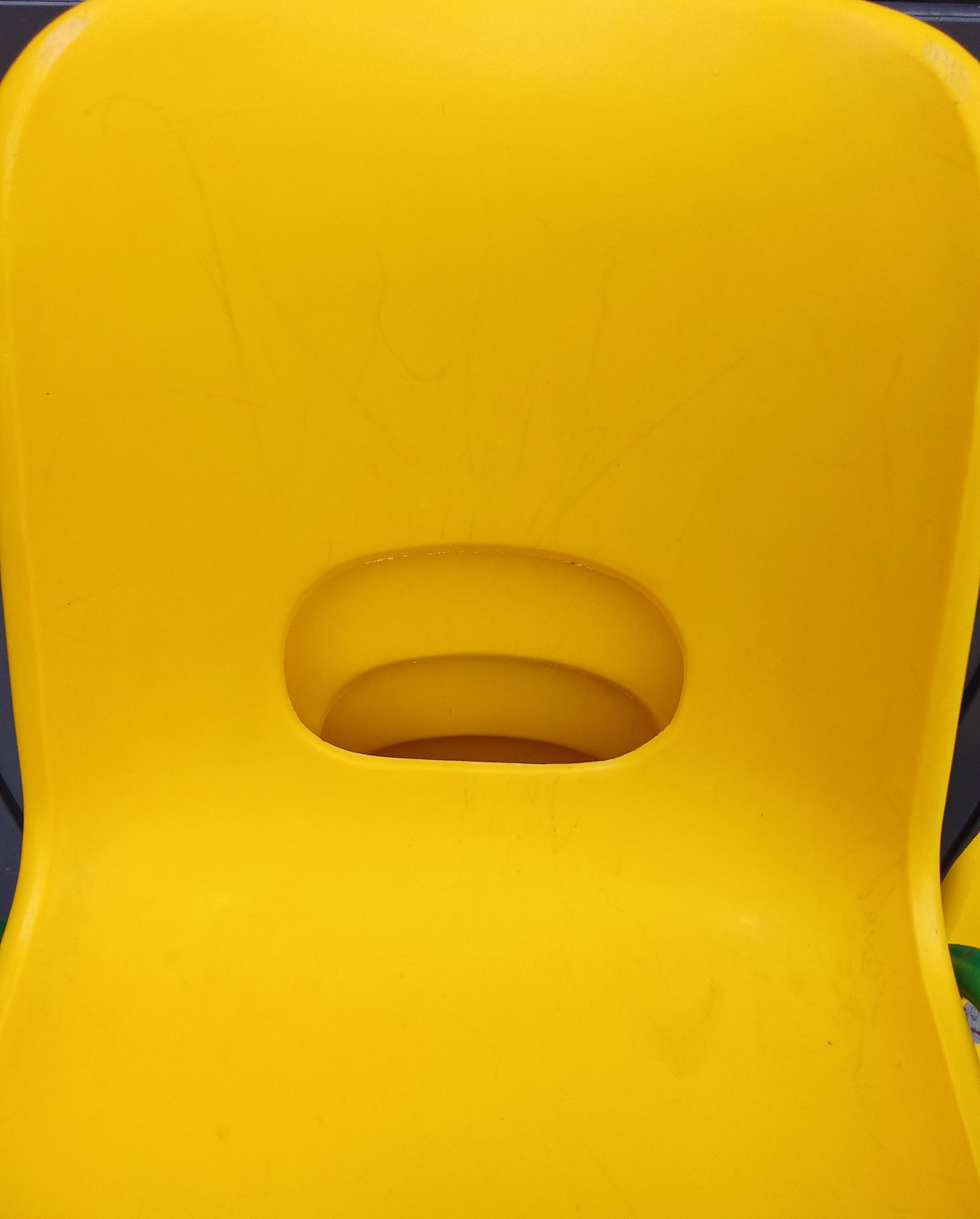 Set of 10 vintage children's stacking chairs