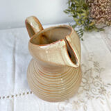 Vintage glazed stoneware pitcher