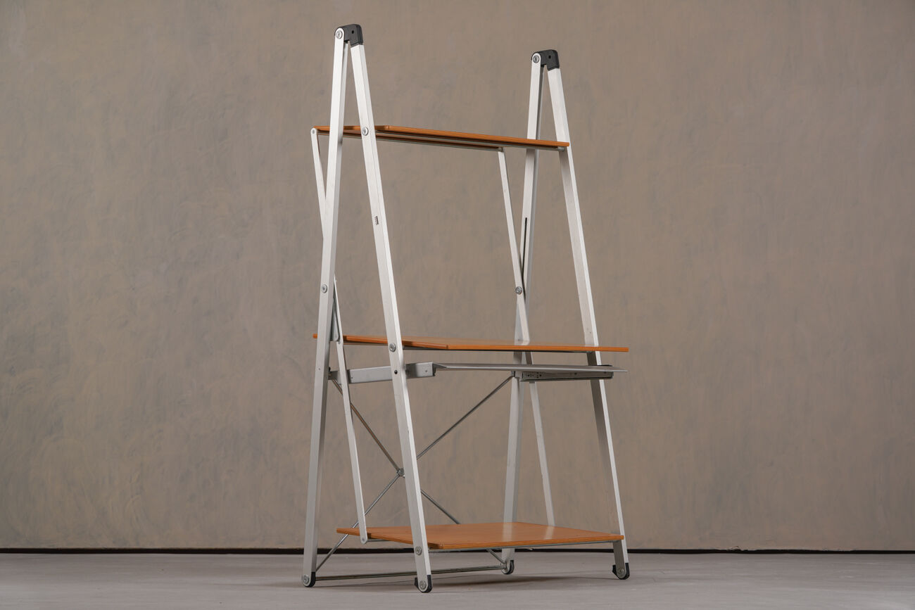 Postmodern Banco Plus shelf desk by Raul Barbieri for Rexite, Italy 2000s