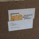 Vintage brutalist sideboard 1970s Gerhard Bartels