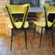 Pair of Gilac vintage 70s design chairs