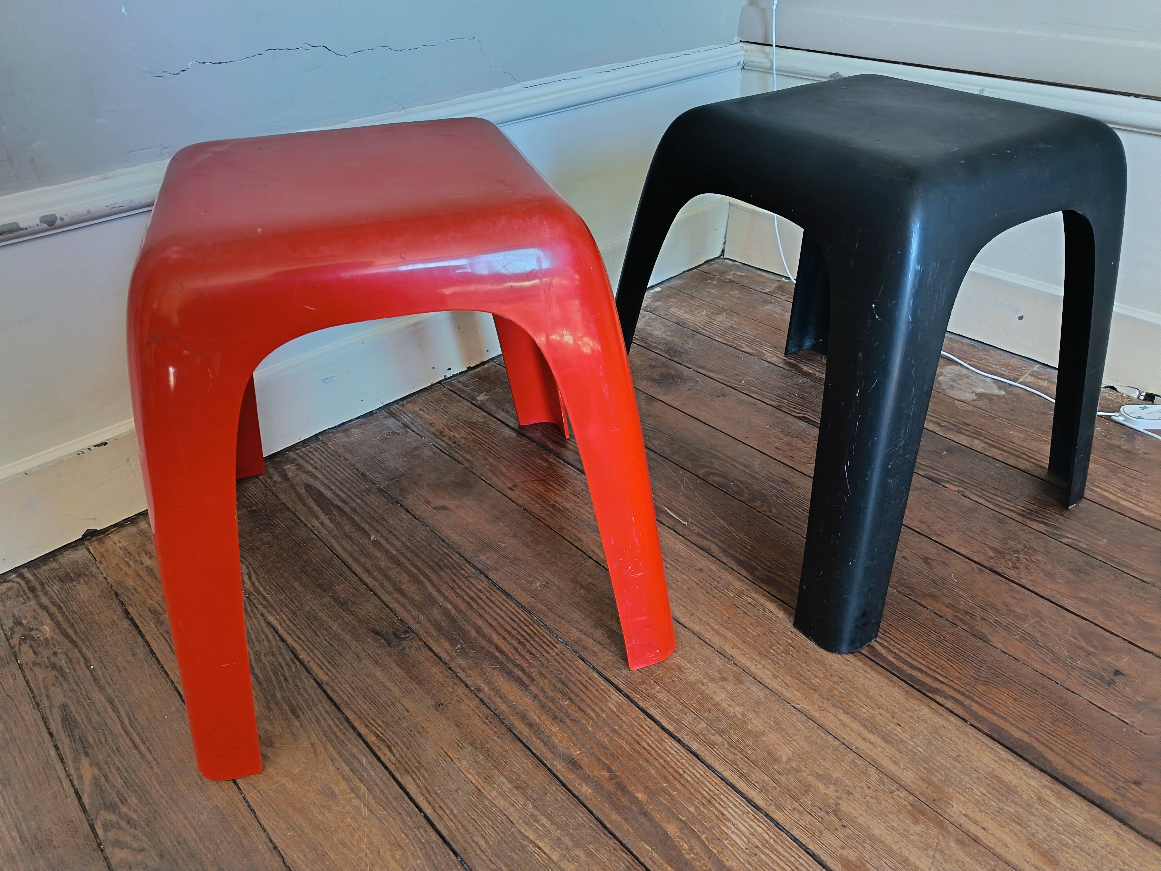 Seventies Small Stools by Valenti - Milan