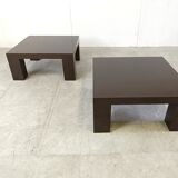 Paire de tables basses années 1970