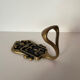 Brass hook fleur-de-lys decoration