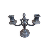 Silver-plated metal chandelier, 1925