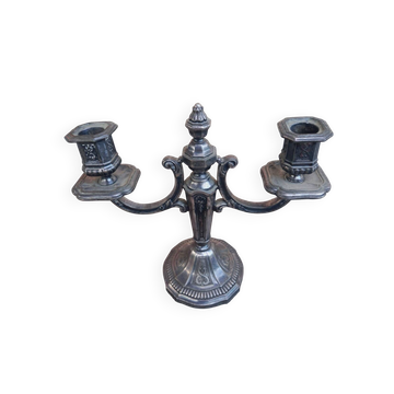 Silver-plated metal chandelier, 1925