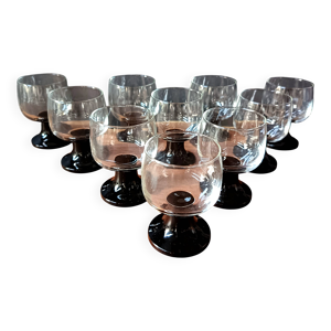 10 verres 14 cl sur pied - luminarc