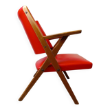 Vintage Italian armchair in Scandinavian style.