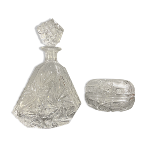 2 pièces en cristal