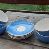 Set of 5 cups and coffee saucers, Villeroy Boch