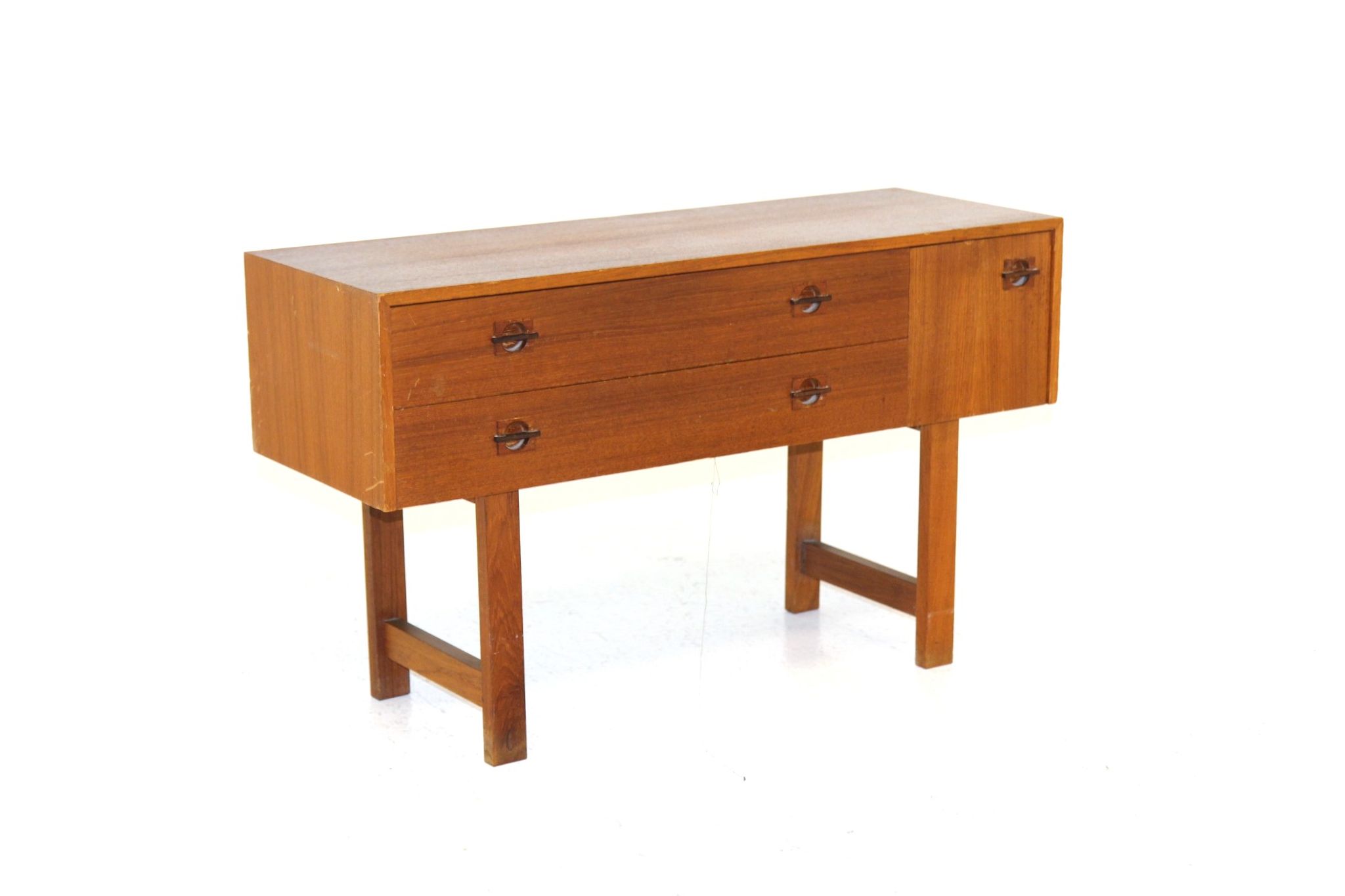 Teak bass chest of drawers, Sweden, 1960