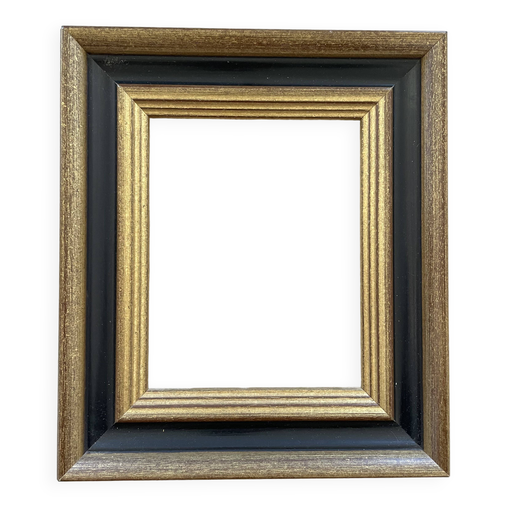 Old gold and black frame
