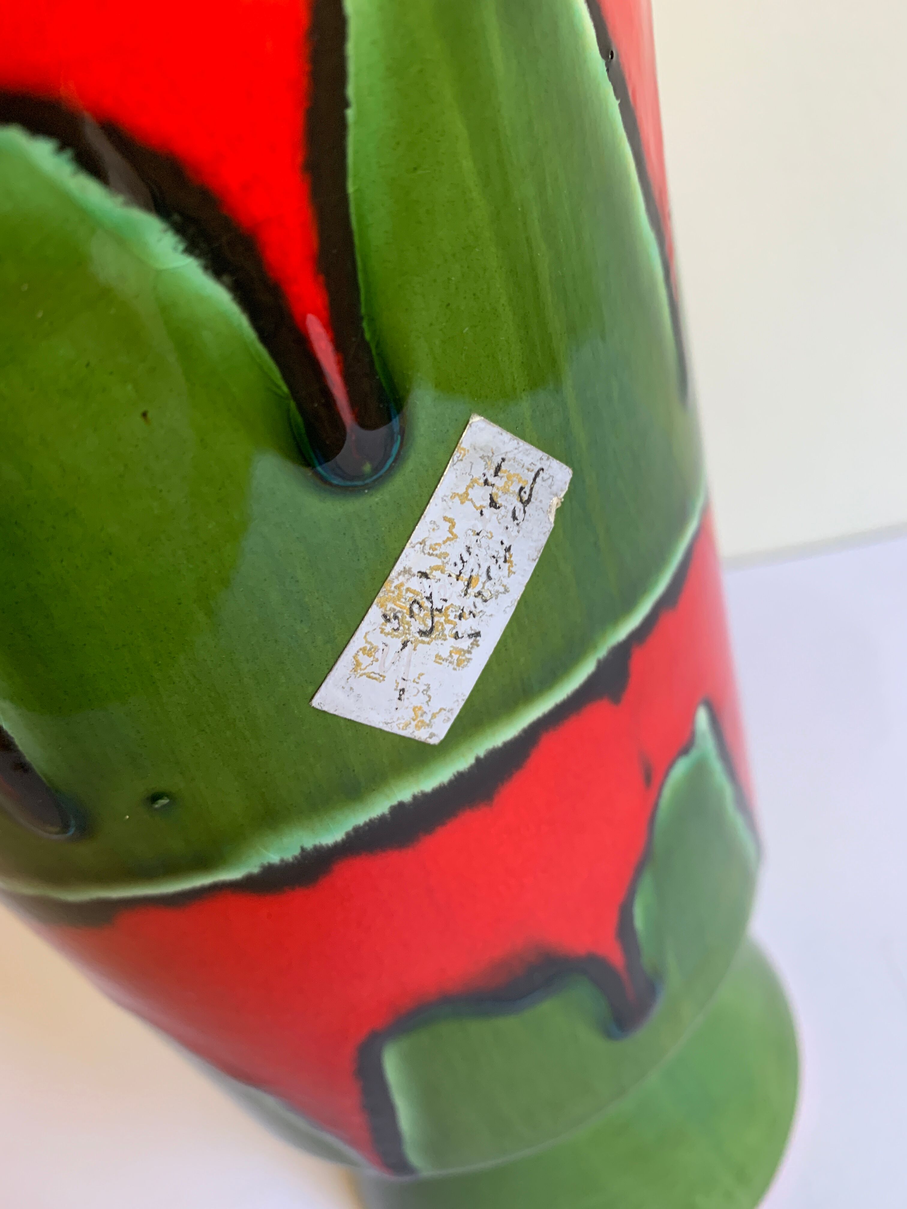 Vintage earthenware vase