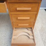 Desk 5 drawers 1 tablet vintage 1950