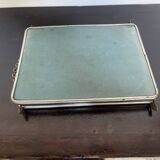 Old triptych barber mirror