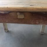 Old patinated farm table