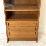 Vintage 70s display cabinet and chest of drawers
