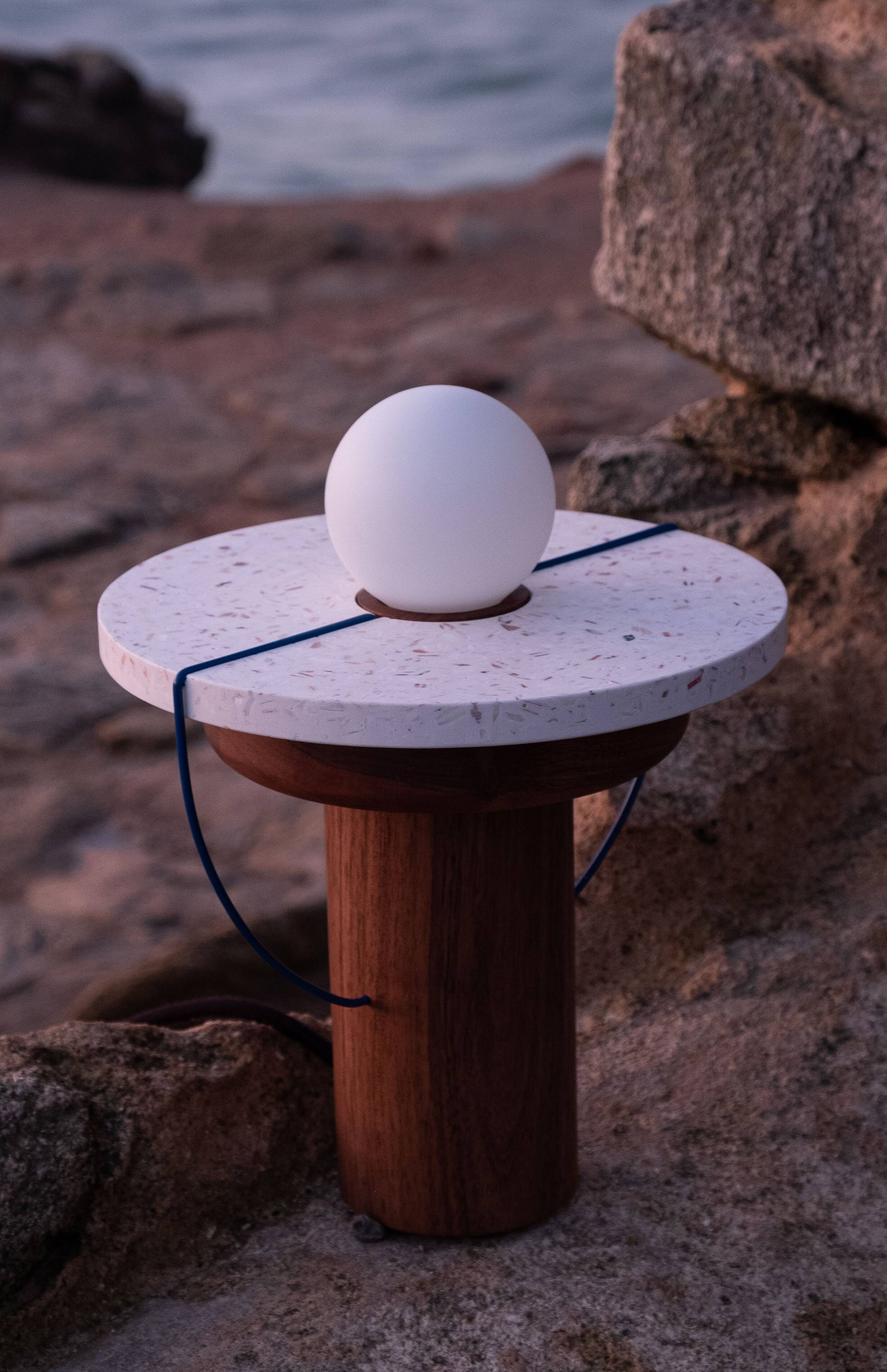 Recycled shell lamp - MA01 - Les Pierres Noires