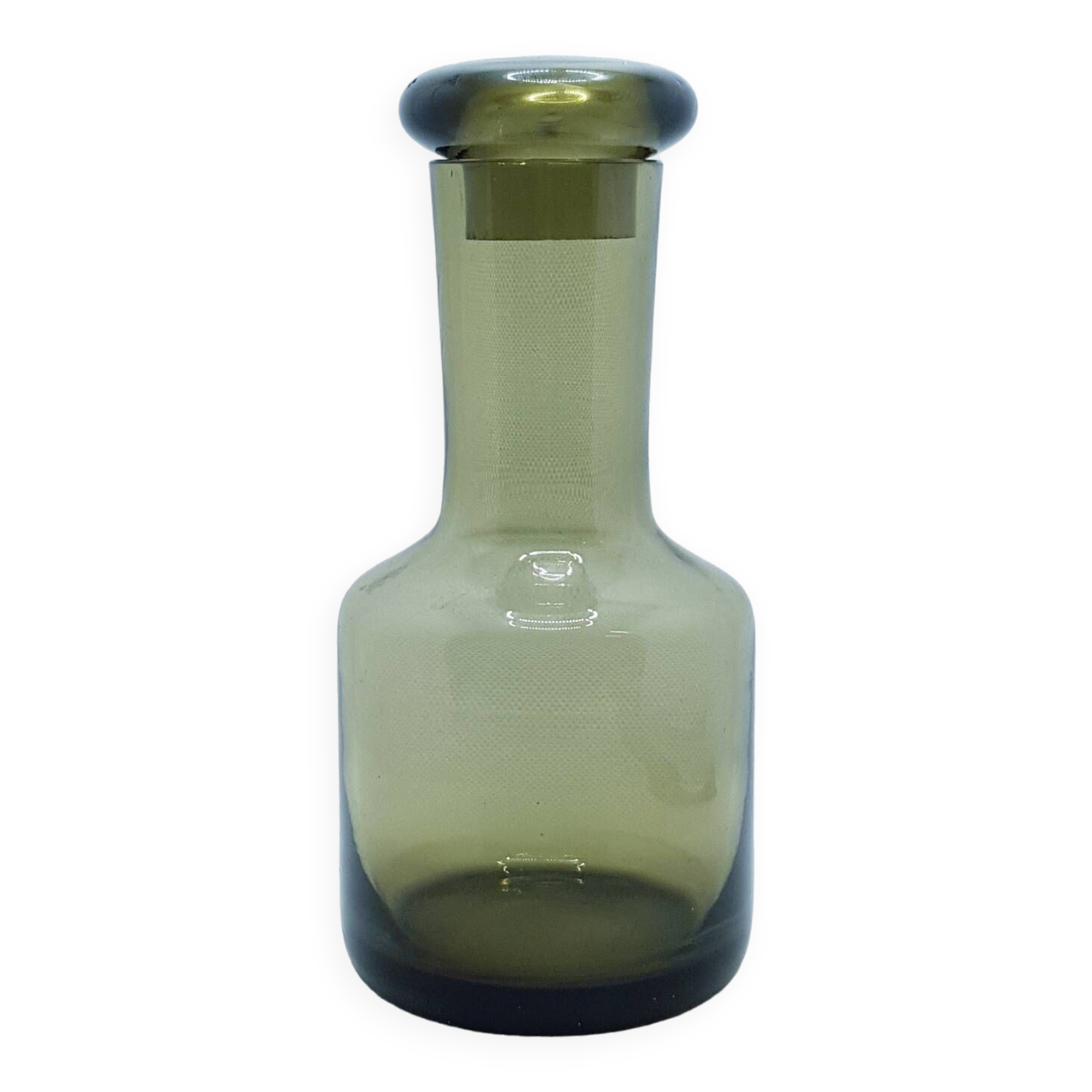Smoked glass water carafe