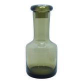 Smoked glass water carafe