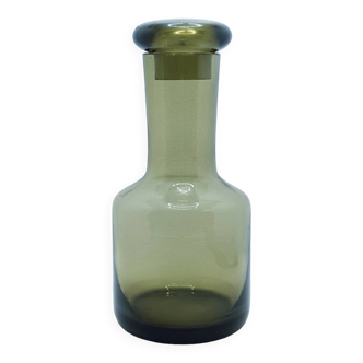 Smoked glass water carafe