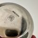Antique silver-plated box with floral decoration