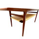 Table basse danoise en teck 1950