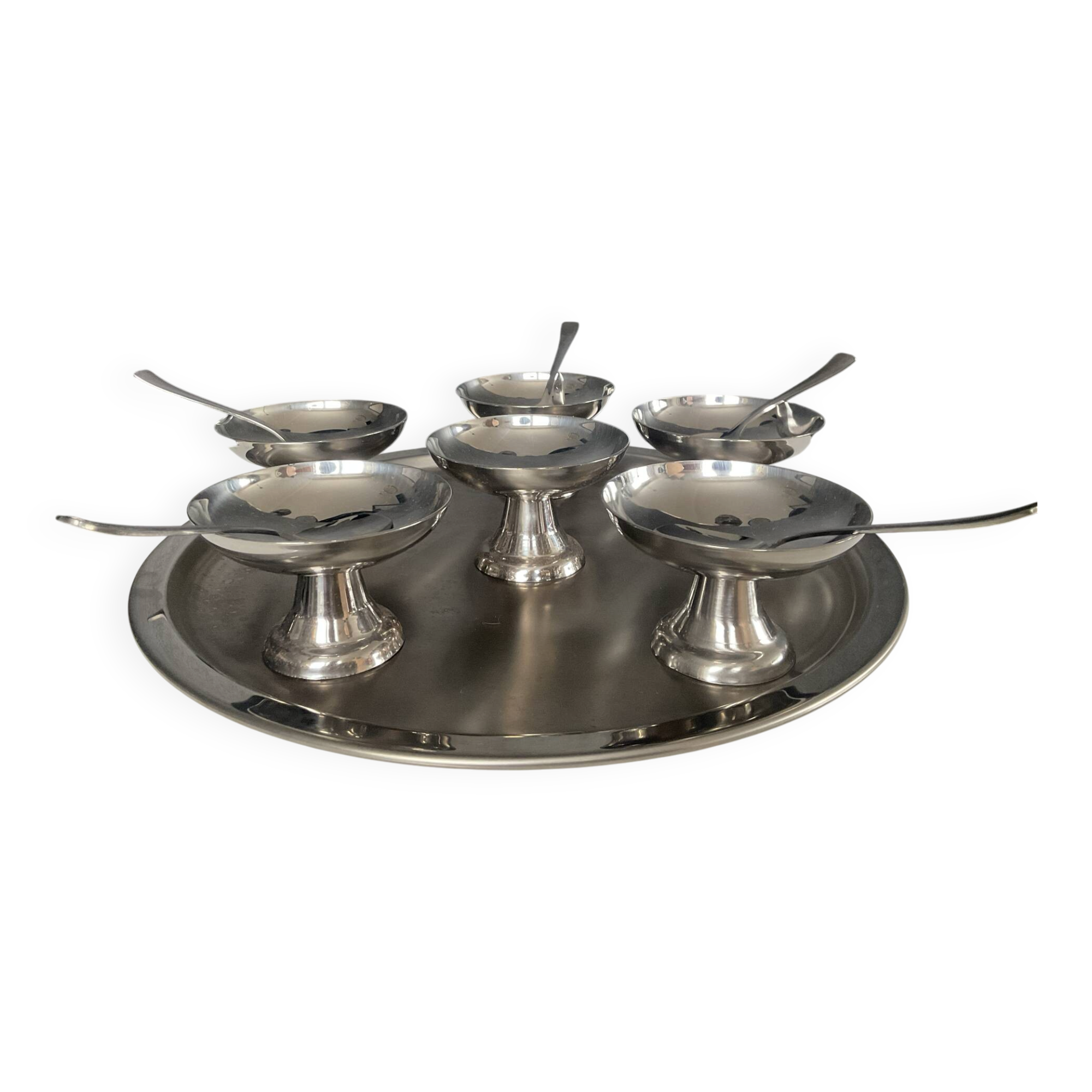 Vintage ice cream service by Guy Degrenne.