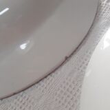 9 assiettes creuses Luxeuil HBCM fleurs et feuillages