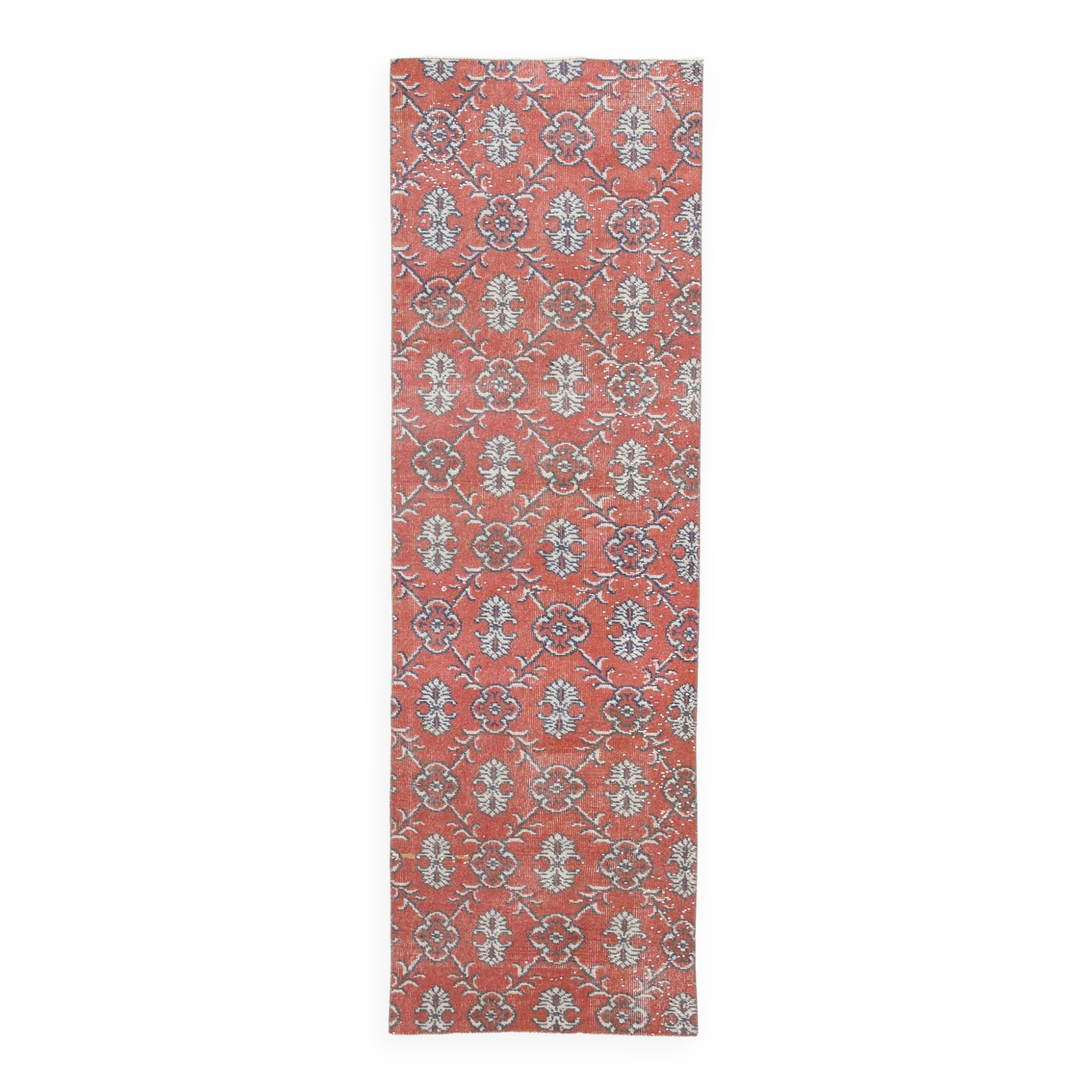 2x7 narrow vintage runner rug, 73x225cm