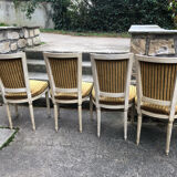 Four Louis XVI style chairs
