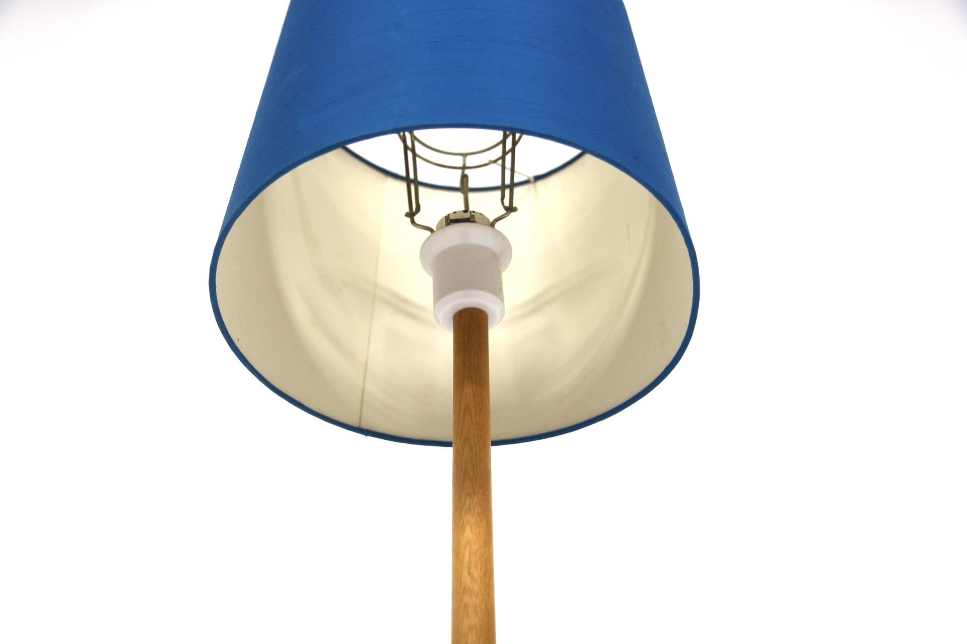 Scandinavian oak floor lamp, Sweden, 1960