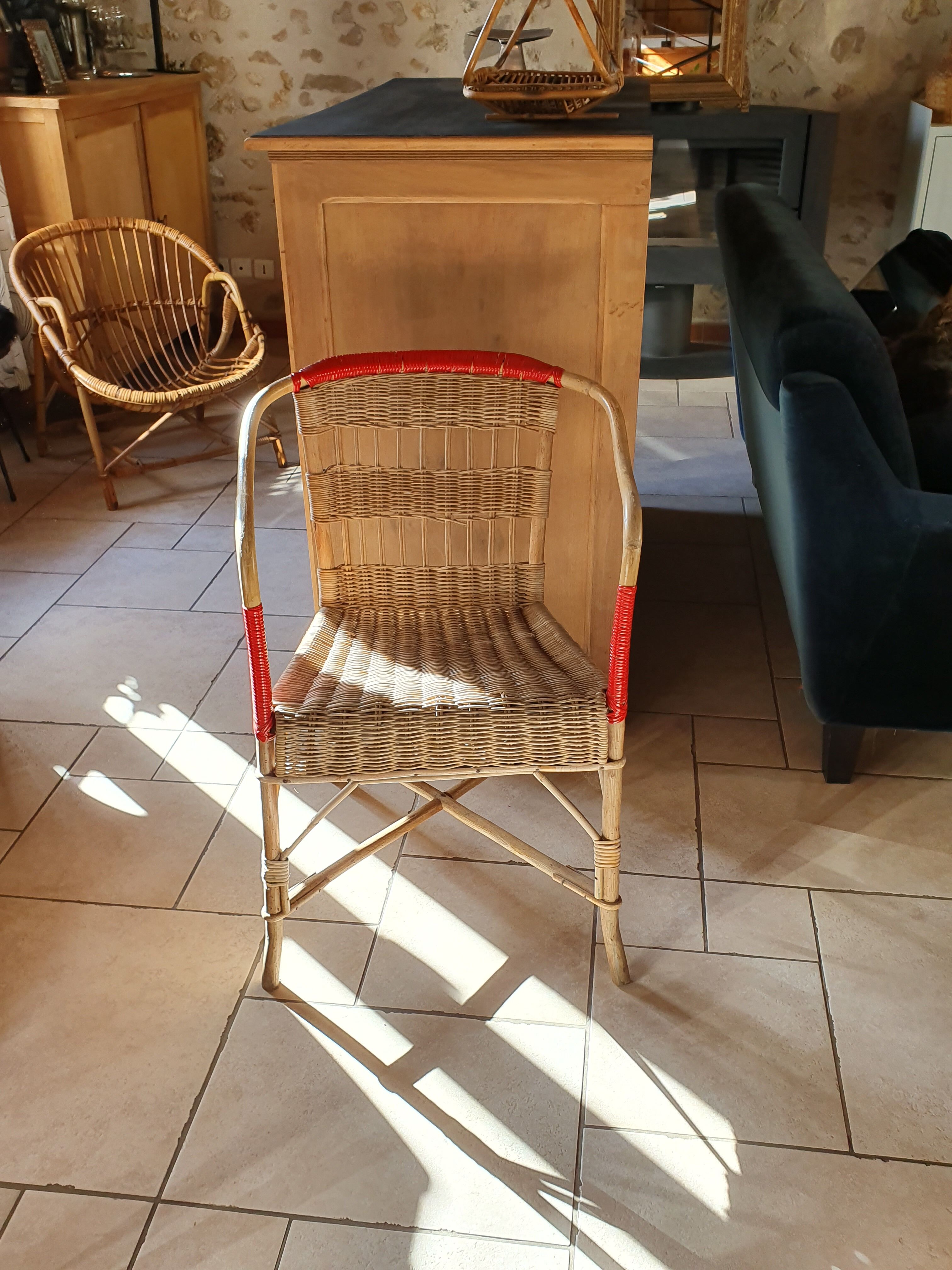 Vintage rattan chair