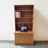Mid-century teak wall unit by Sejling Skabe, Denmar