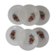 6 assiettes fruits des bois arcopal mûre fraise framboise