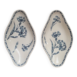 2 Terre de Fer Carnations trays