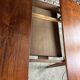 Scandinavian round teak table with integrated extension 70'S