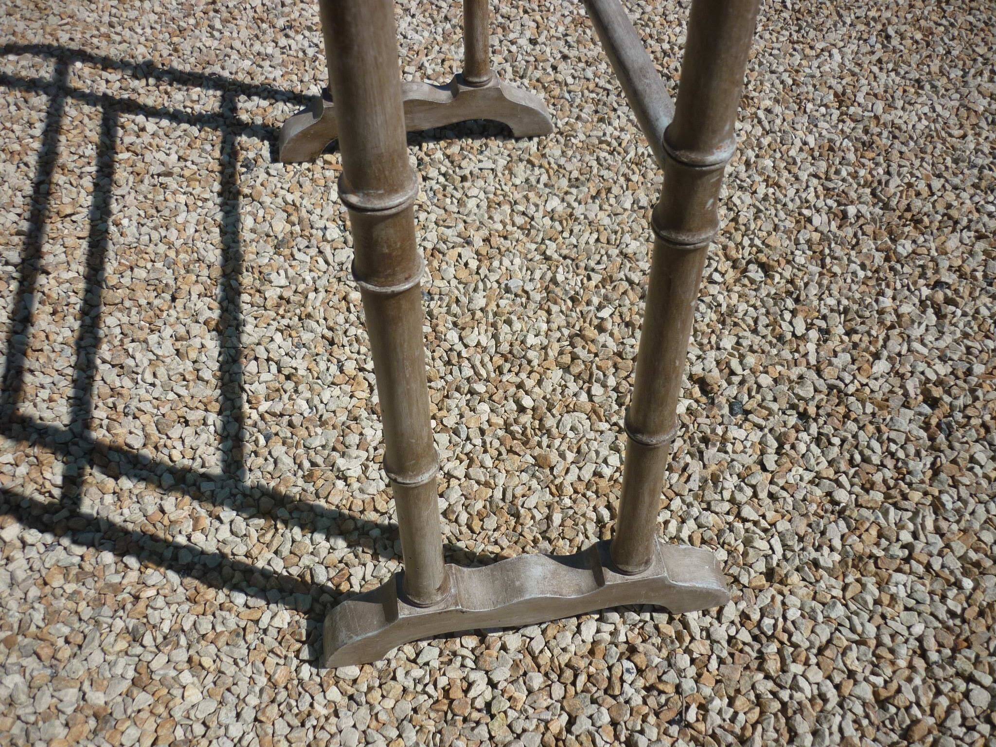 Old bamboo style towel rack from the 1900s