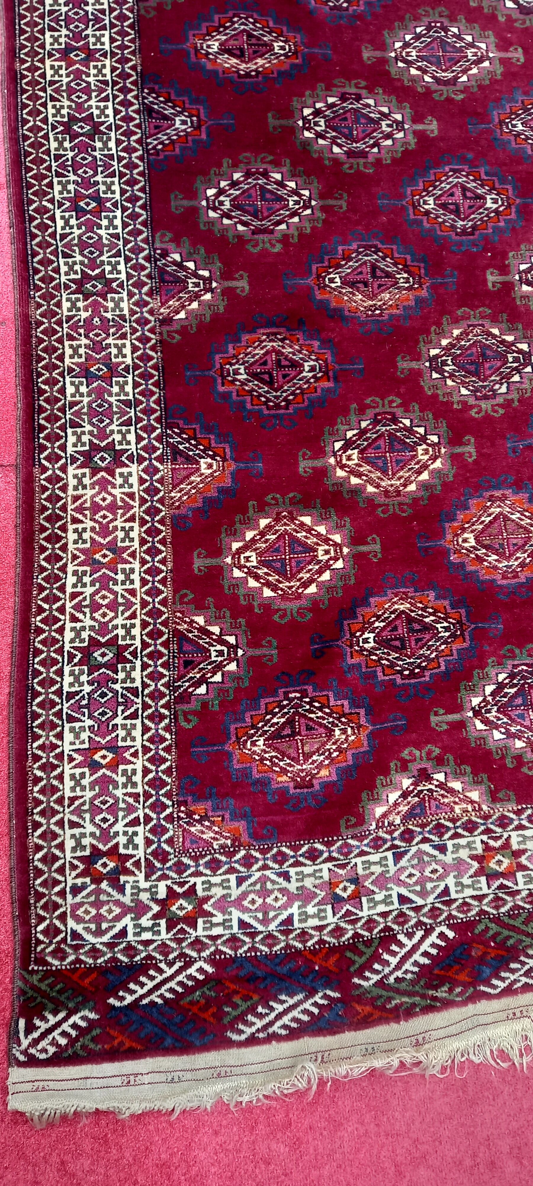 Old carpet boucara beshir