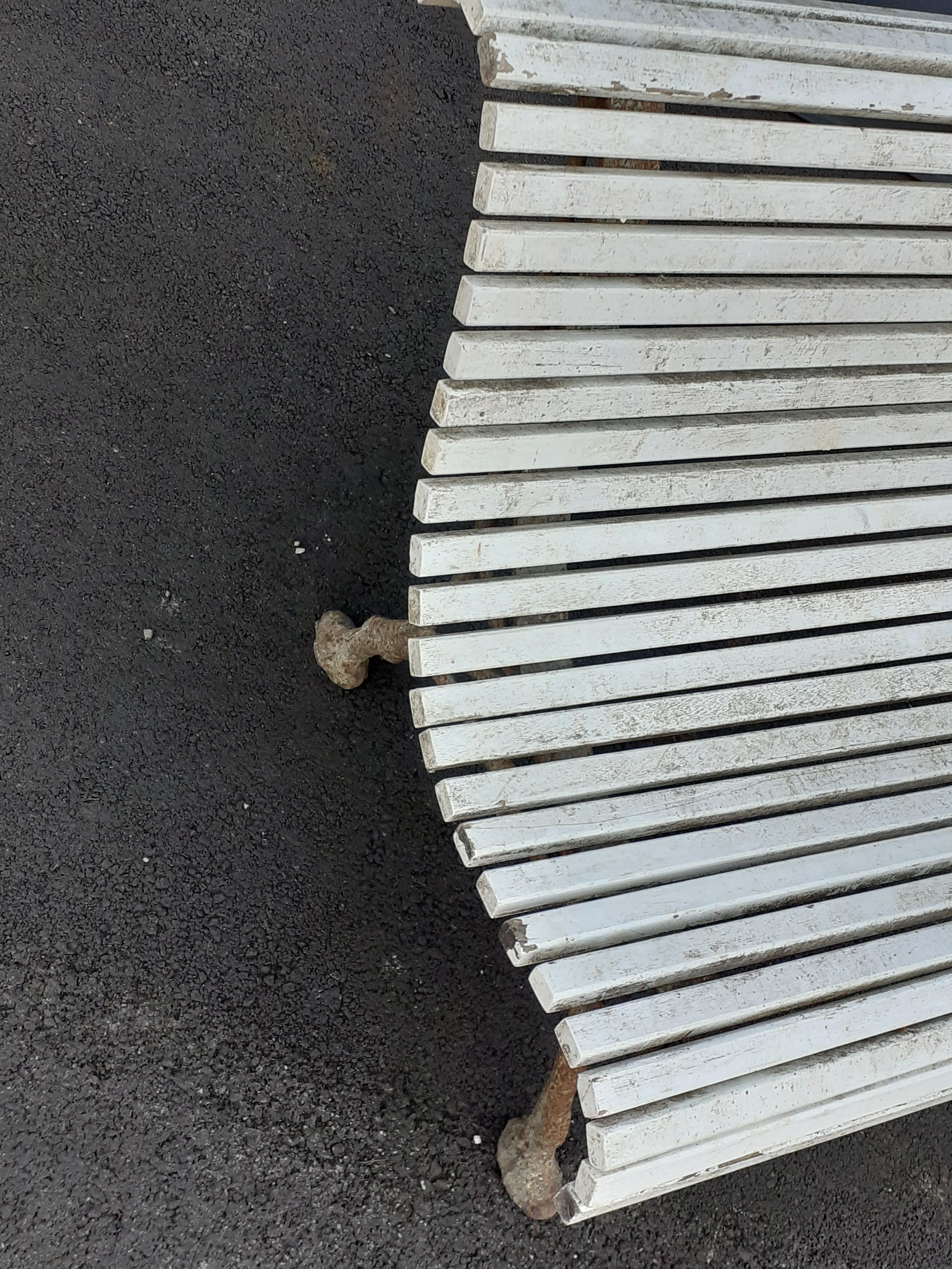 Banc de jardin avec pieds en  fonte